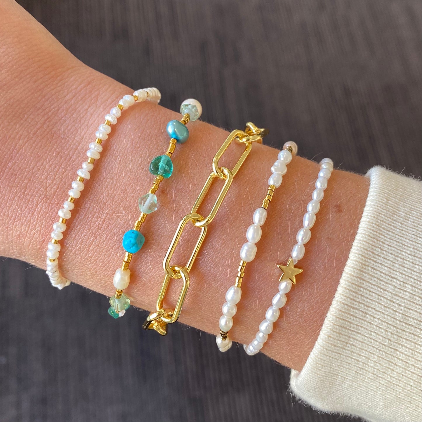 Golden Rice Pearl Trio