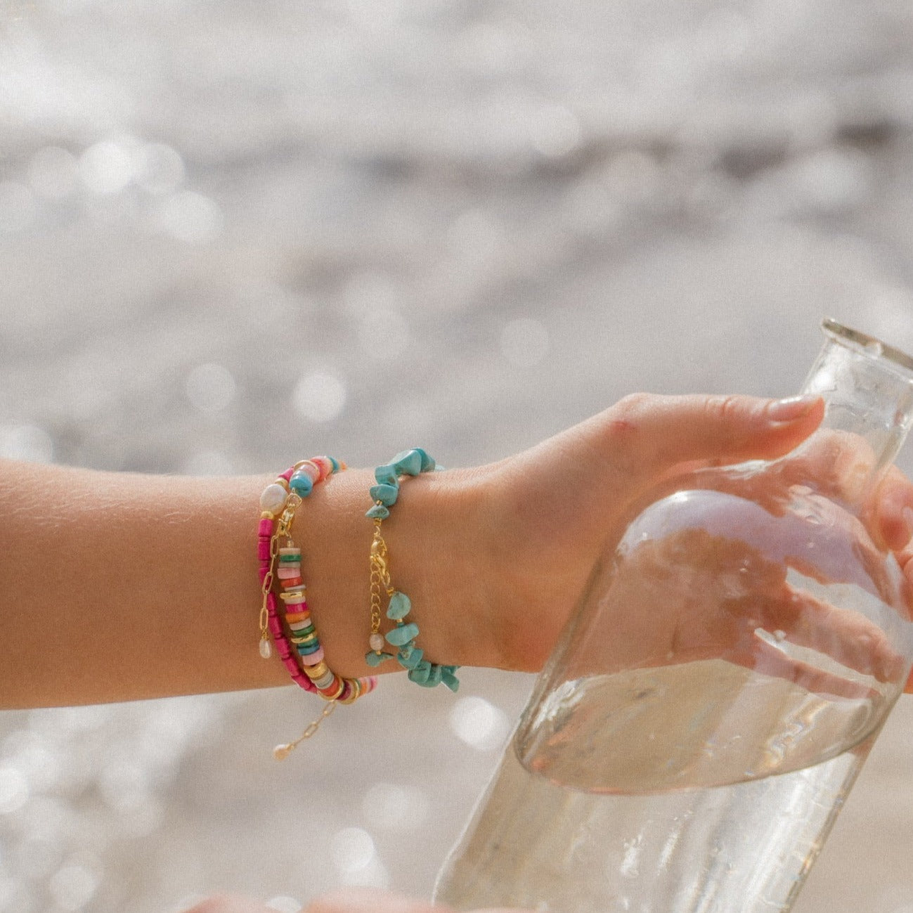 Pink Lake Bracelet