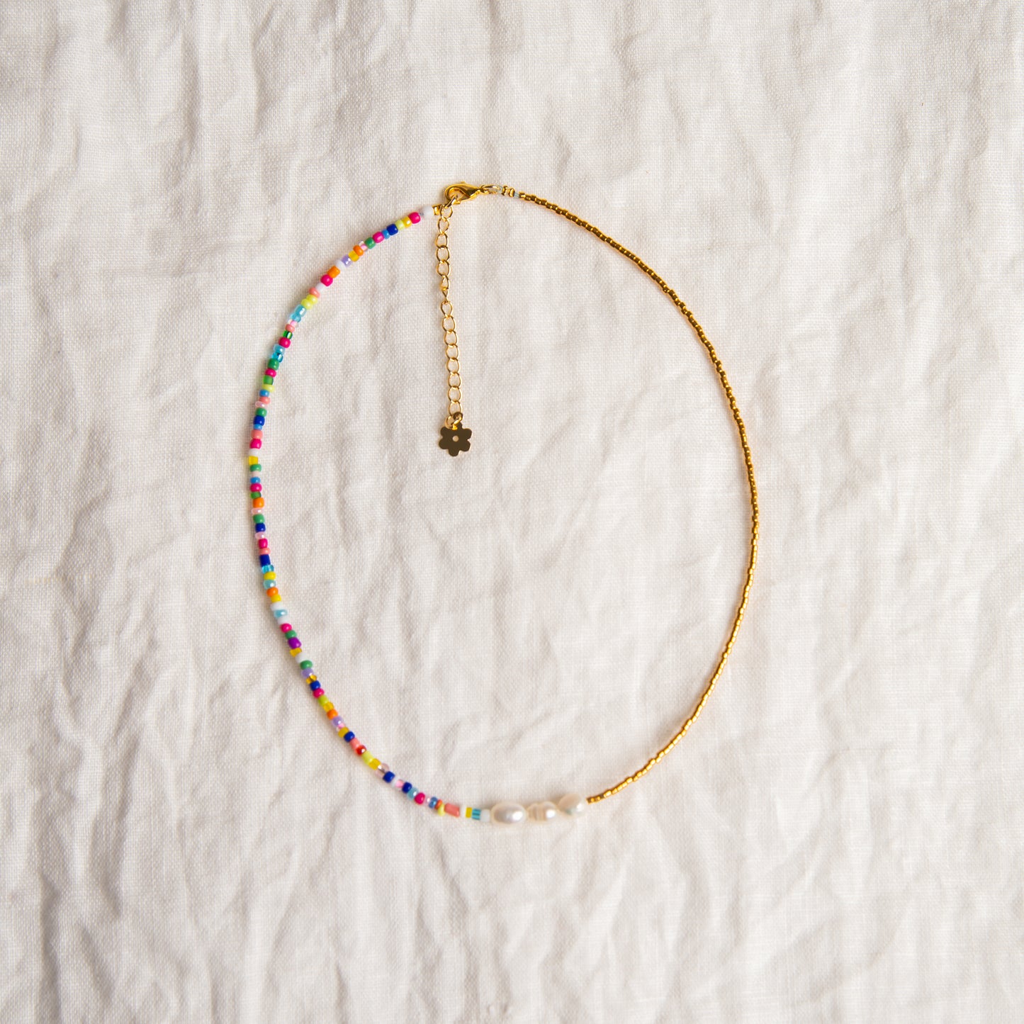 Half Half Gold & Rainbow