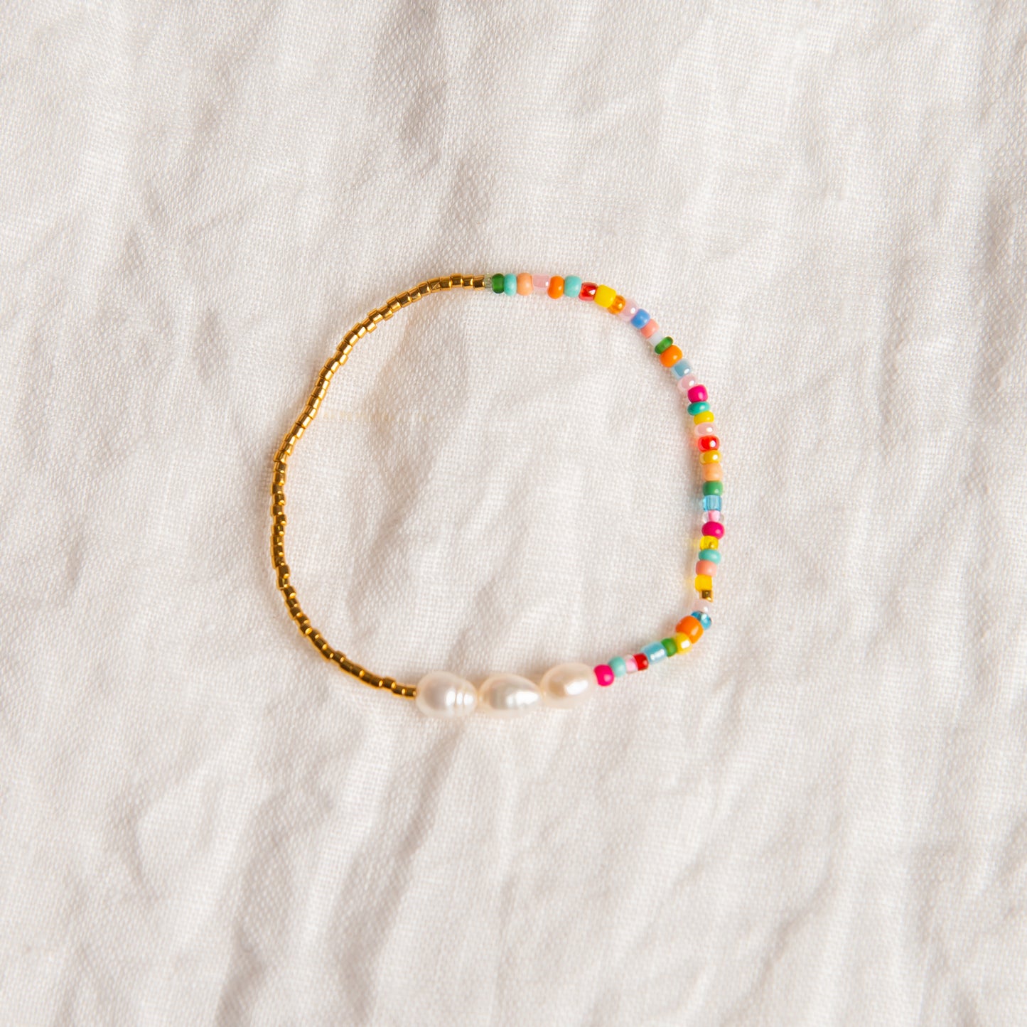 Half Half Gold & Rainbow